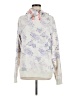 Scotch & Soda 100% Cotton Floral Silver Pullover Hoodie Size Med (2) - photo 1