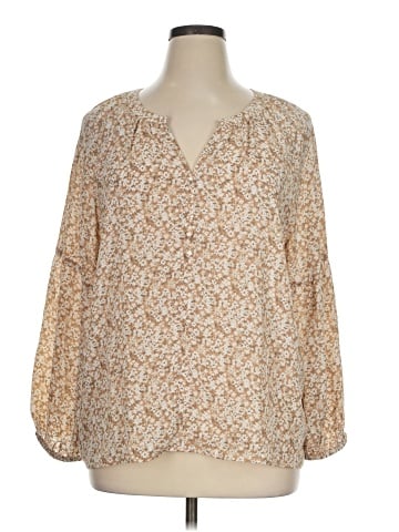 Ann Taylor LOFT Outlet 3/4 Sleeve Blouse (view 1)