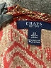 Chaps Red Sleeveless Blouse Size 2X - photo 7