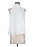 Gibson 100% Polyester White Sleeveless Blouse Size XS - photo 1