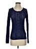 Free People Blue Long Sleeve Top Size S - photo 1