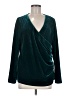 Soft Surroundings Teal Long Sleeve Blouse Size M - photo 1