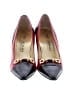 St. John Color Block Red Heels Size 6 1/2 (slim) - photo 2