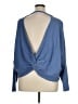 Aerie 100% Cotton Blue Pullover Sweater Size XL - photo 2
