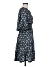 Max Studio Paisley Blue Casual Dress Size XS - photo 4