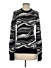 Equipment 100% Wool Animal Print Black Wool Pullover Sweater Size S - photo 1