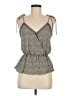 Sienna Sky 100% Polyester Gray Sleeveless Blouse Size M - photo 1