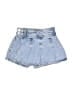 Zara Blue Denim Shorts Size 6 - photo 1