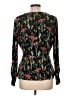 oasis Black Long Sleeve Blouse Size L - photo 2