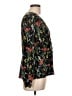 oasis Black Long Sleeve Blouse Size L - photo 4