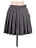 Unbranded Solid Gray Casual Skirt Size XL - photo 2