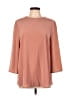 Zimmermann 100% Silk Brown Tan 3/4 Sleeve Top Size 10 (3) - photo 1