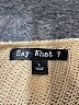 Say What? 100% Acrylic Tan Pullover Sweater Size L - photo 7