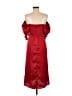 Francesca's 100% Polyester Red Cocktail Dress Size M - photo 2
