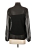 1.State 100% Polyester Black Long Sleeve Blouse Size S - photo 2