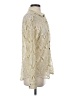 Free People 100% Polyester Ivory Long Sleeve Blouse Size S - photo 4