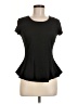 Iz Byer Black Short Sleeve Top Size M - photo 1