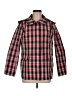 St. John 100% Polyester Plaid Checkered-gingham Pink Red Jacket Size 6 - photo 1
