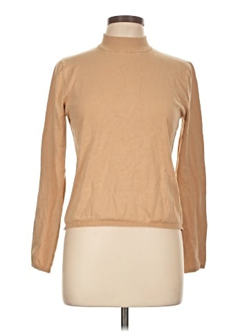 August Silk Turtleneck Sweater (view 1)