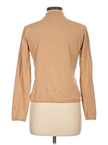 August Silk Turtleneck Sweater (view 2)