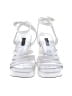 Nine West White Sandals Size 8 1/2 - photo 2