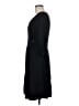 Nine West Solid Black Casual Dress Size 6 - photo 5