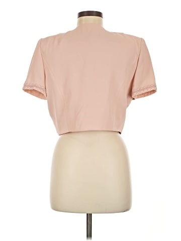Donna Morgan Short Sleeve Blouse (view 2)