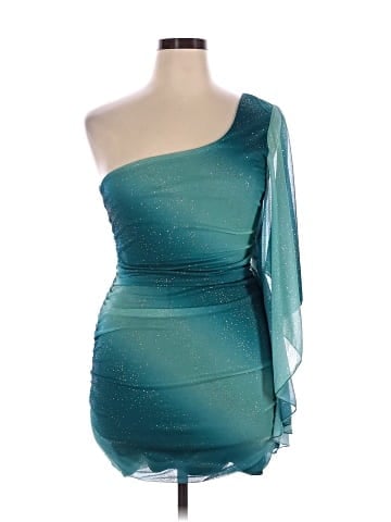 Emerald Sundae Cocktail Dress (view 1)