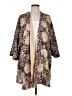 Chico's 100% Polyester Brown Cardigan Size L - photo 1