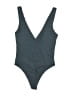 Babaton Solid Gray One Piece Swimsuit Size XS - photo 2