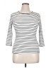 Green Envelope Stripes White 3/4 Sleeve T-Shirt Size XL - photo 1