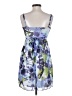 Iz Byer 100% Polyester Tropical Blue Cocktail Dress Size XS - photo 2