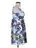 Iz Byer 100% Polyester Tropical Blue Cocktail Dress Size XS - photo 4