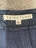 Trina Turk Chevron-herringbone Blue Shorts Size 8 - photo 3
