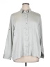 Express 100% Polyester Solid Gray Long Sleeve Blouse Size XL - photo 1