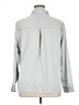 Express 100% Polyester Solid Gray Long Sleeve Blouse Size XL - photo 2