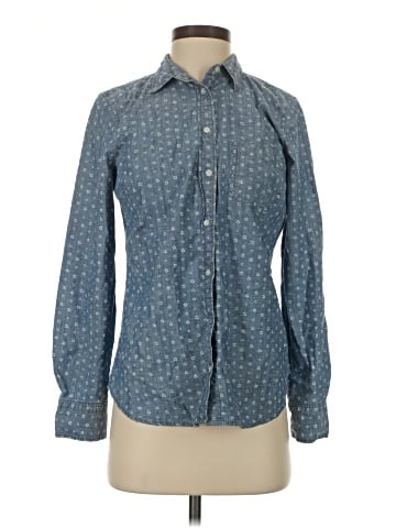 J.Crew Factory Store Long Sleeve Button-Down Shirt (view 1)