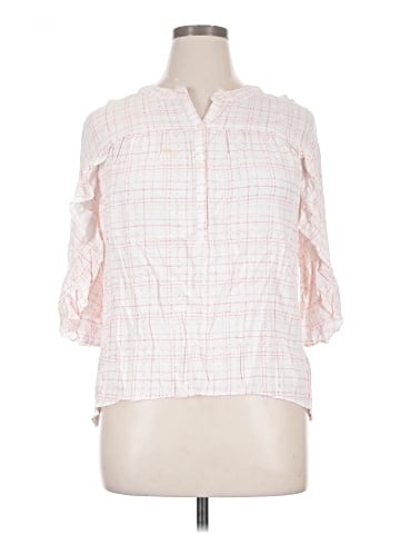 LC Lauren Conrad 3/4 Sleeve Blouse (view 1)
