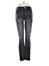 White House Black Market Graphic Gray Jeans Size 6 - photo 1
