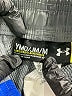 Under Armour 100% Polyester Color Block Gray Track Pants Size M (youth) - photo 3
