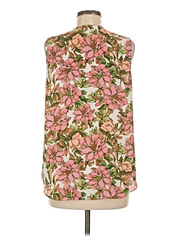 Rose + Olive Sleeveless Blouse (view 2)