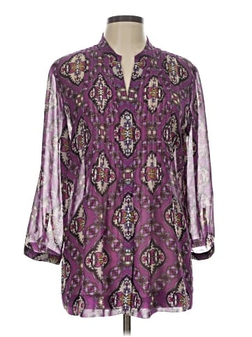 Charter Club 3/4 Sleeve Blouse (view 1)