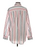 Gap 100% Cotton Stripes Silver Long Sleeve Button-Down Shirt Size S - photo 2