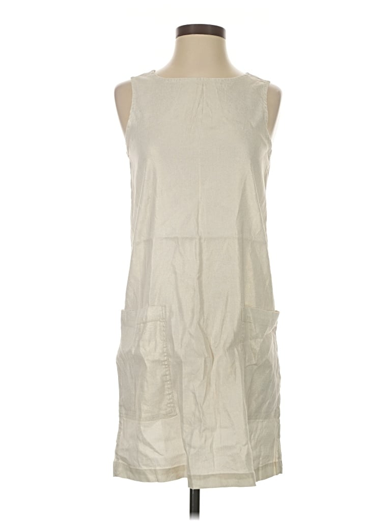 Pre-owned H By Halston Casual Dress In Ivory