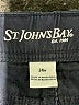 St. John's Bay Solid Blue Cargo Shorts Size 24 waist - photo 3