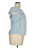 Monteau 100% Polyester Blue Sleeveless Blouse Size XL - photo 4