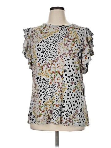 RACHEL Rachel Roy Short Sleeve Blouse (view 1)
