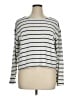 H&M Stripes White Pullover Sweater Size XL (estimated) - photo 1