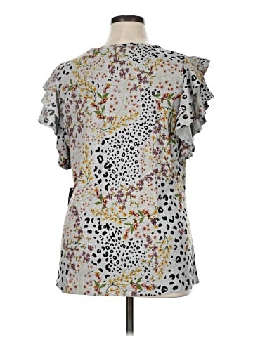 RACHEL Rachel Roy Short Sleeve Blouse (view 2)