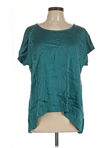 Eileen Fisher Short Sleeve Silk Top (view 1)